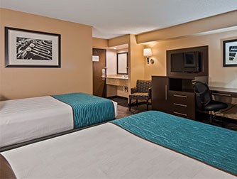 Family Room available at the Best Western Galleria Inn & Suites*